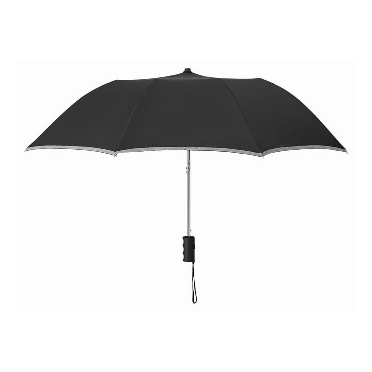 Umbrelă de 21 inch, pliabilă î NEON Negru