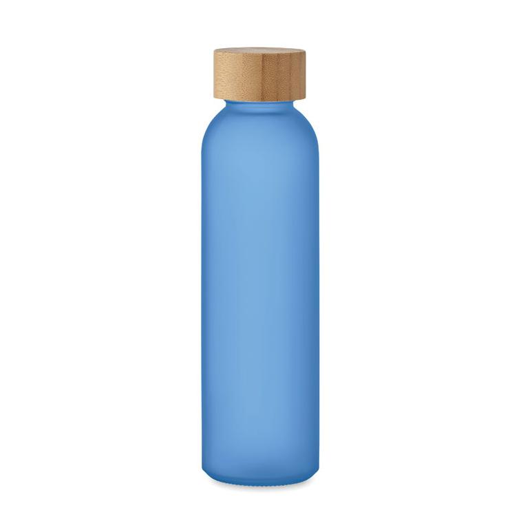 Sticlă mată 500 ml ABE Albastru transparent