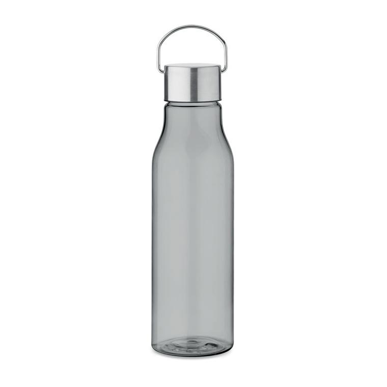 Sticlă RPET cu capac PP 600 ml VERNAL Gri transparent