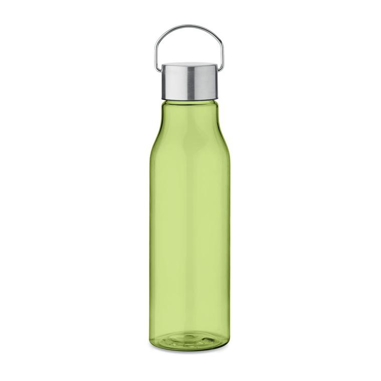 Sticlă RPET cu capac PP 600 ml VERNAL Lime transparent