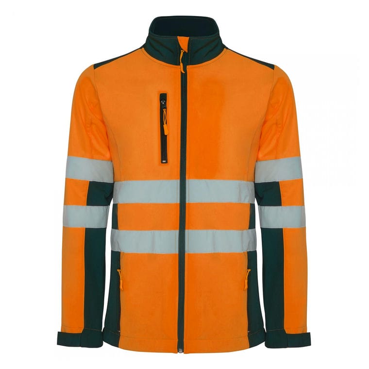 Jachetă soft shell cu bandă reflectorizantă ANTARES BLEUMARIN BLEUMARIN S