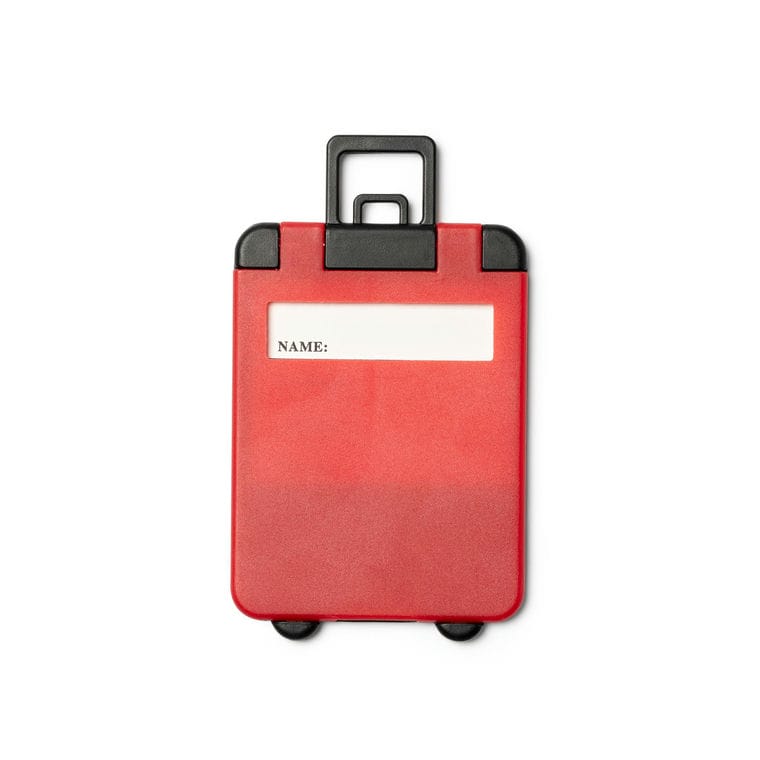 Etichetă pentru valiză CHARTER ROȘU