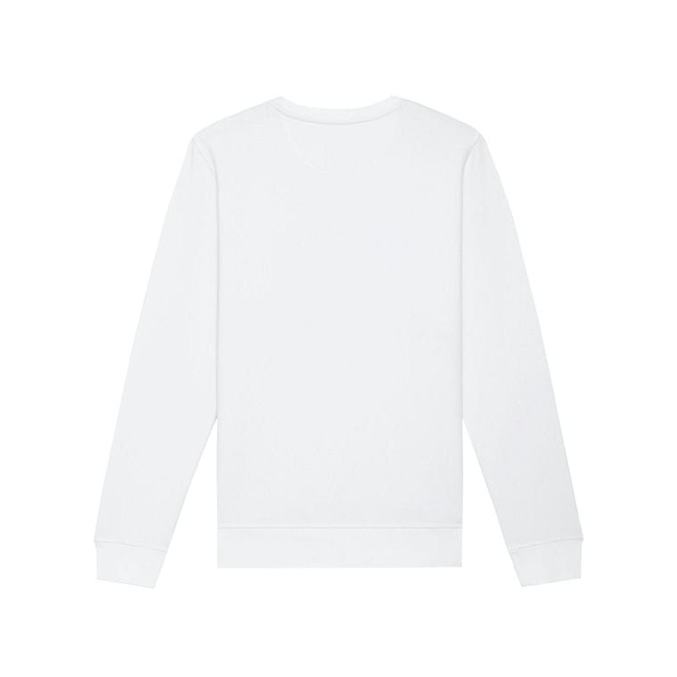 Bluză cu guler rotund Unisex Roller White
