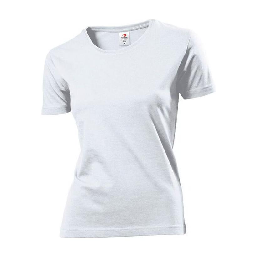 Tricou mânecă scurtă pentru femei COMFORT-T 185  alb M