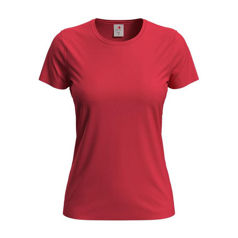 Tricou mânecă scurtă pentru femei Stedman CLASSIC-T FITTED Rosu XXL