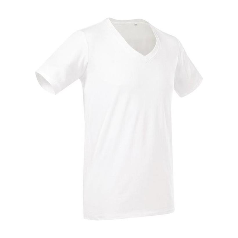 Tricou cu mânecă scurtă pentru bărbați GREY HEATHE alb XXL