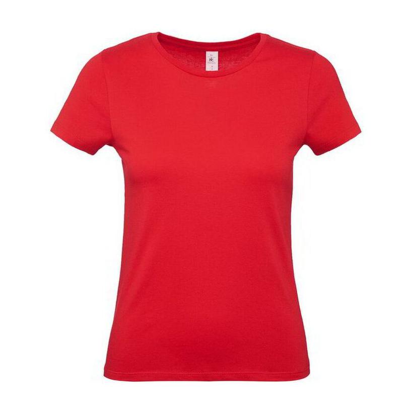 Tricou cu mânecă scurtă pentru femei E150  Rosu
