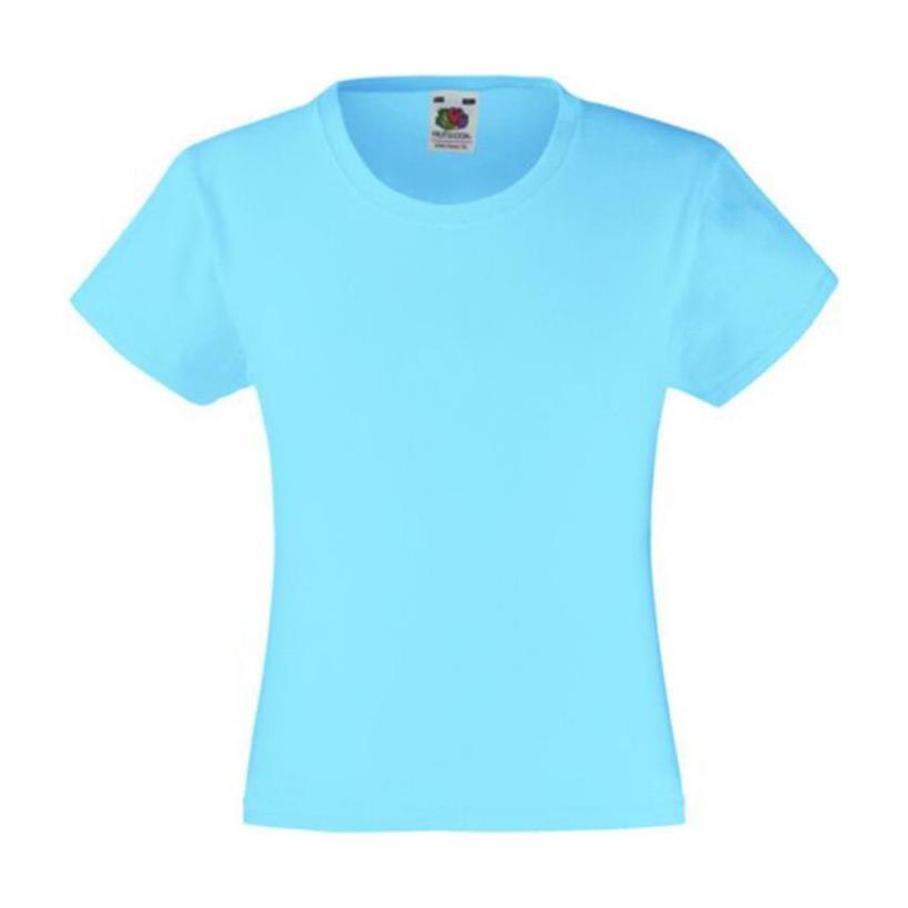 Tricou pentru fetițe Albastru 5 - 6 ani
