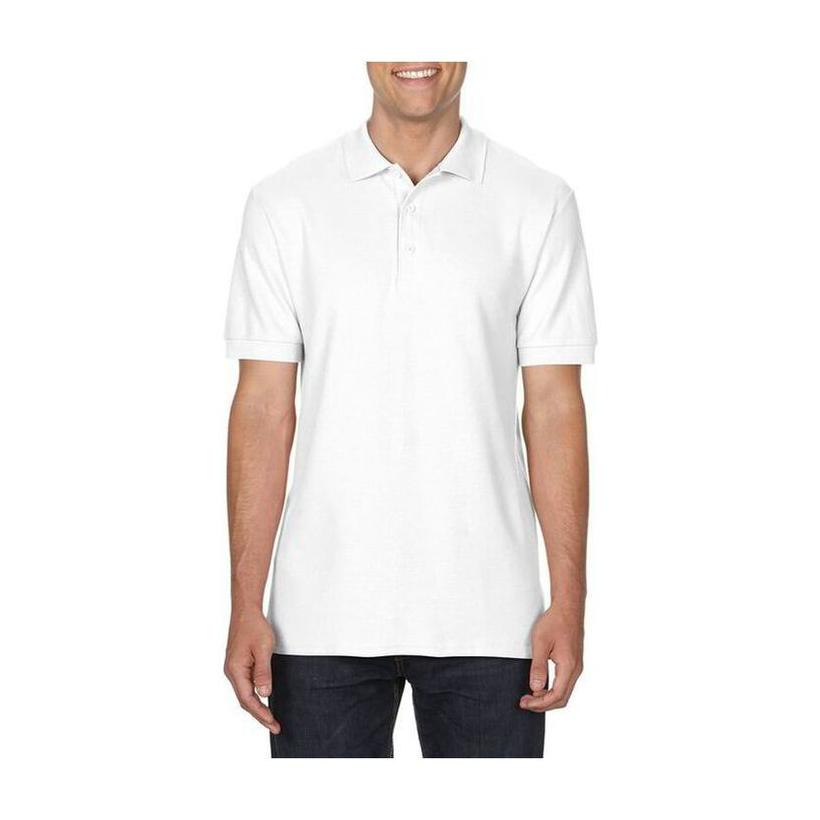 Tricou pentru adulți Polo din bumbac Premium White