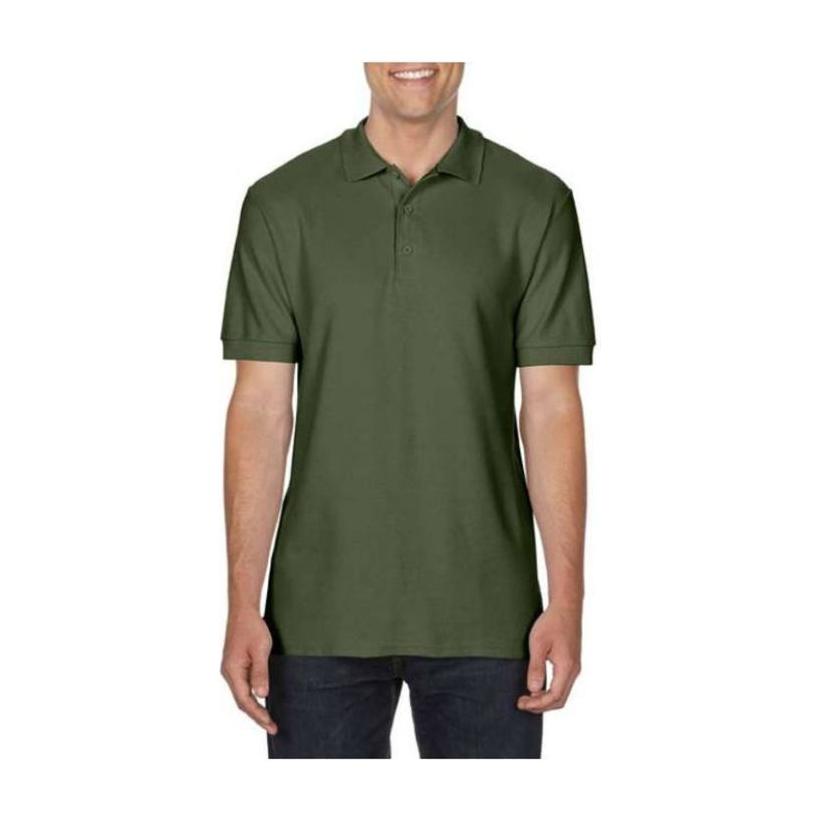 Tricou pentru adulți Polo din bumbac Premium Verde
