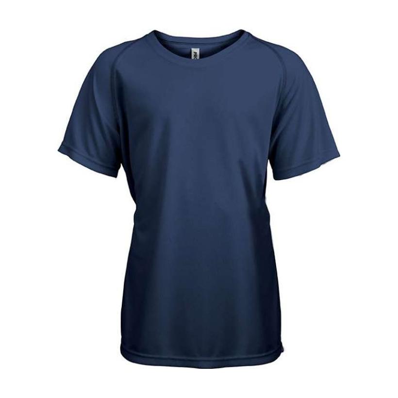 Tricou sport cu mânecă scurtă pentru copii Sporty Navy 12 - 14 ani