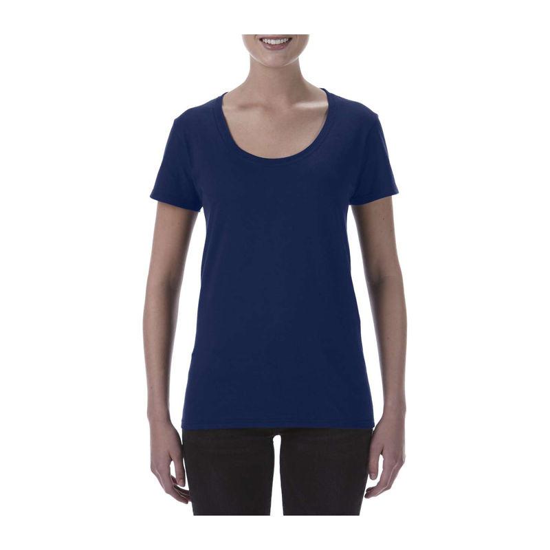 Tricou cu guler larg pentru femei Gildan Softstyle® Navy XL