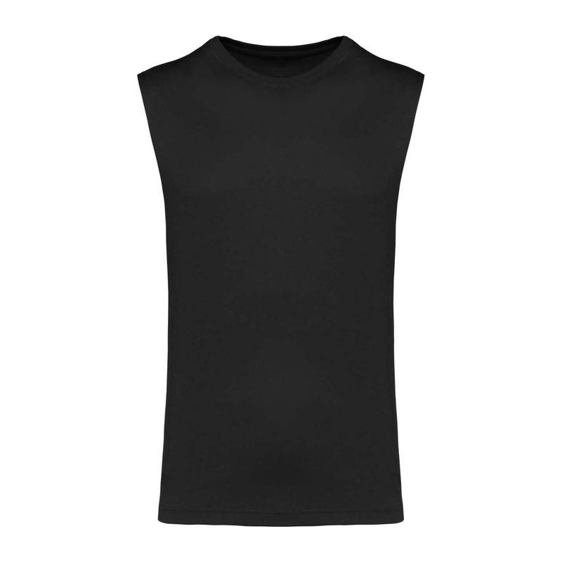 Tricou fără mâneci ecologic pentru bărbați Negru XL