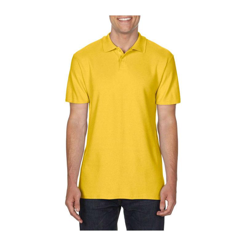 Tricou polo pentru bărbați Gildan Softstyle® Galben S
