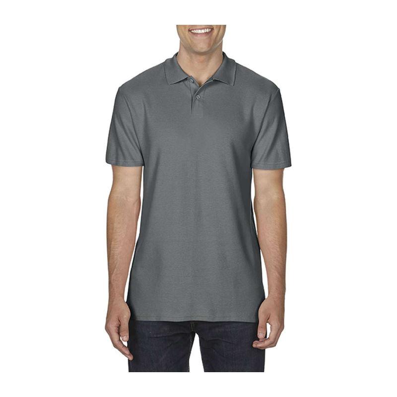 Tricou polo pentru bărbați Gildan Softstyle® Gri S