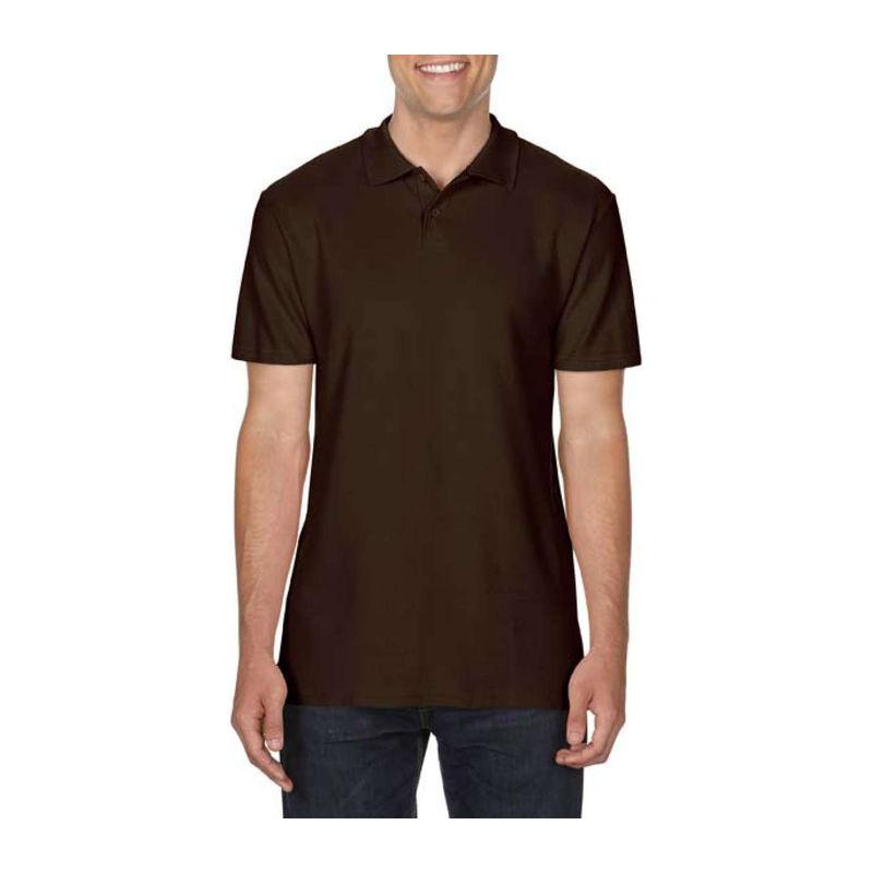 Tricou polo pentru bărbați Gildan Softstyle® Maro XL