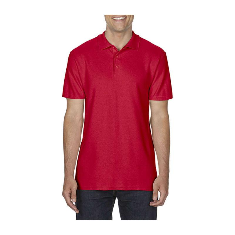 Tricou polo pentru bărbați Gildan Softstyle® Rosu 4XL