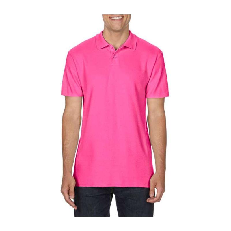 Tricou polo pentru bărbați Gildan Softstyle® Roz L