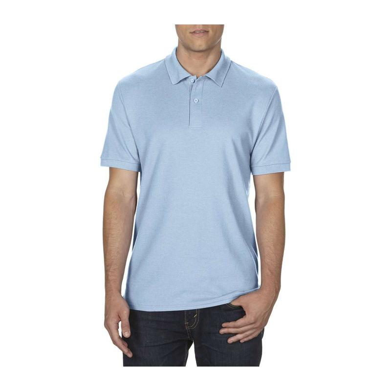 Tricou polo pentru bărbați Gildan DryBlend® Light Blue