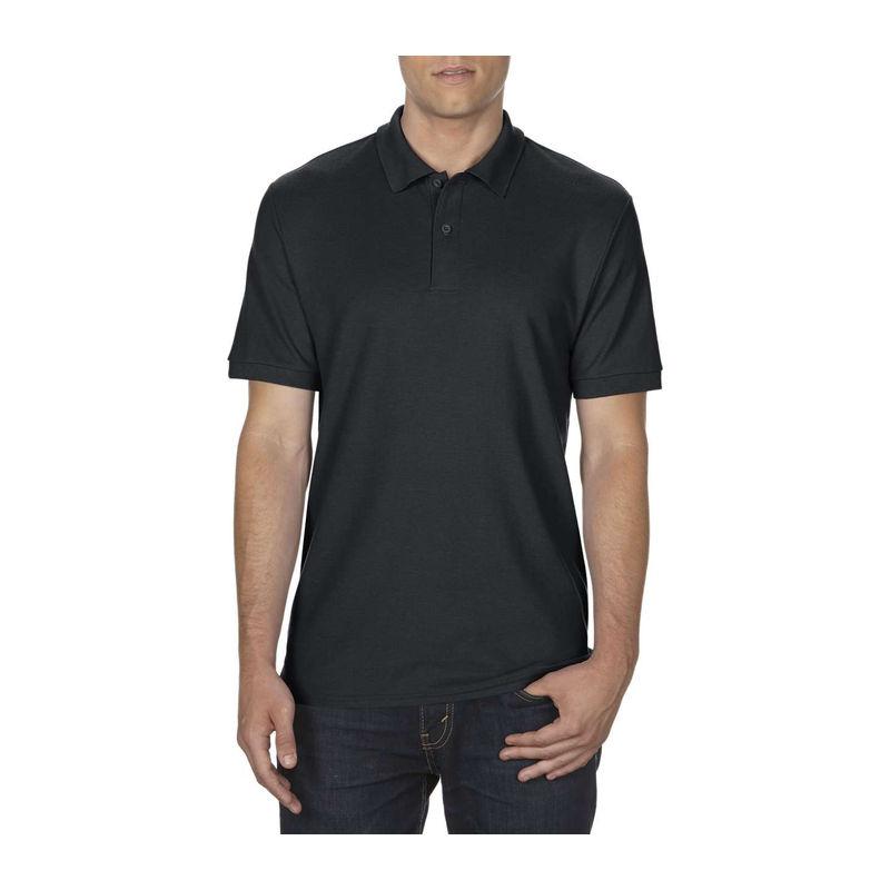 Tricou polo pentru bărbați Gildan DryBlend® Negru XL