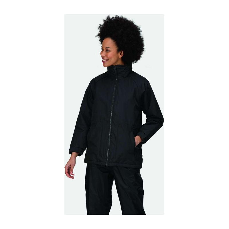 Jachetă căptușită cu fleece pentru femei Hudson Negru L