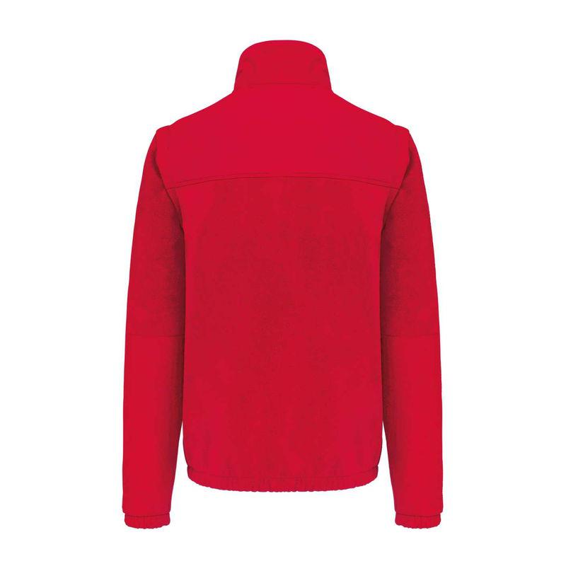 Jachetă de lucru fleece unisex cu mâneci detașabile Rosu S
