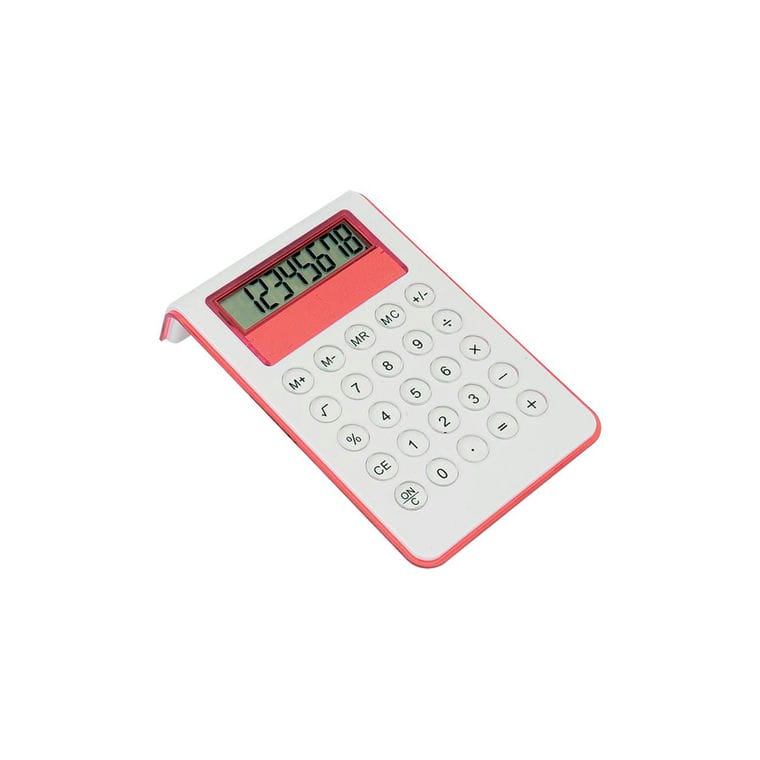 Calculator Myd roșu alb