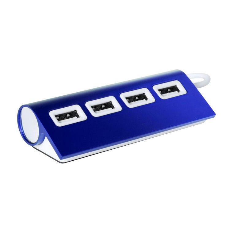 Hub USB Weeper albastru alb