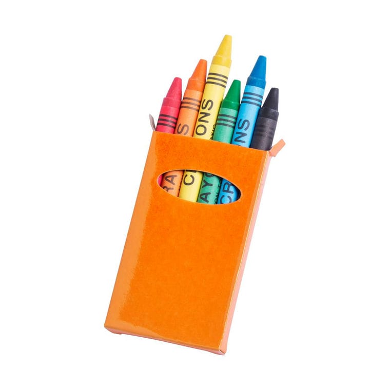 Set de creioane cerate TUNE portocaliu