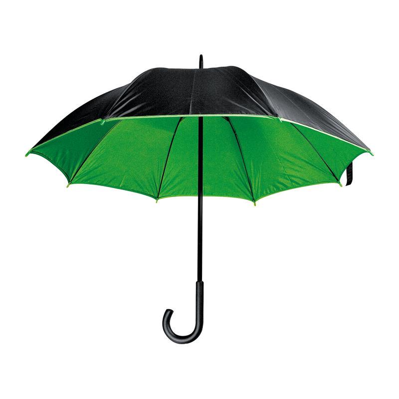 Umbrelă lux cu tijă metalică Verde