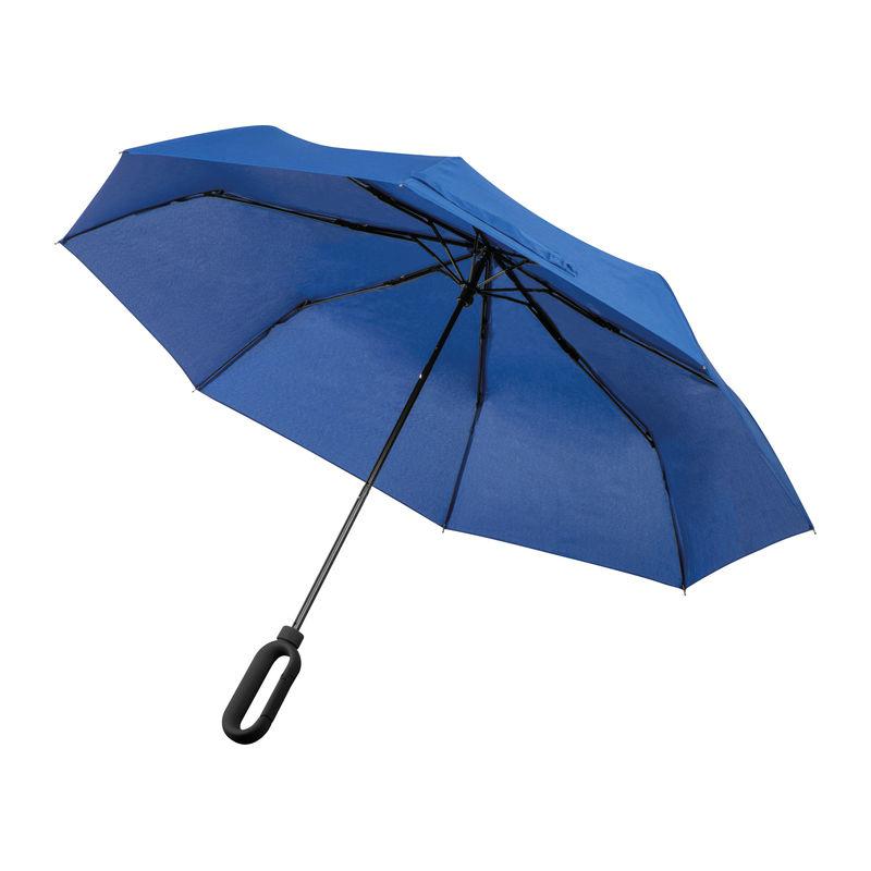 Umbrelă automată cu mâner în formă de carabină Albastru