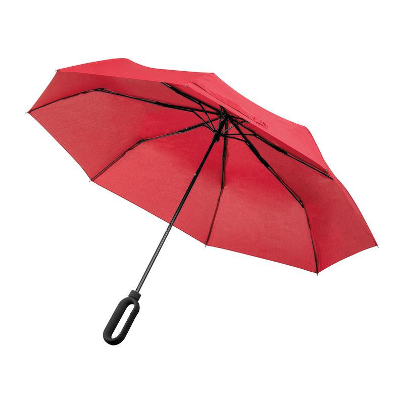 Umbrelă automată cu mâner în formă de carabină Roșu
