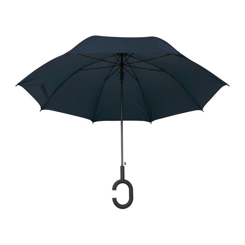 Umbrelă cu mâner ”C” Albastru închis