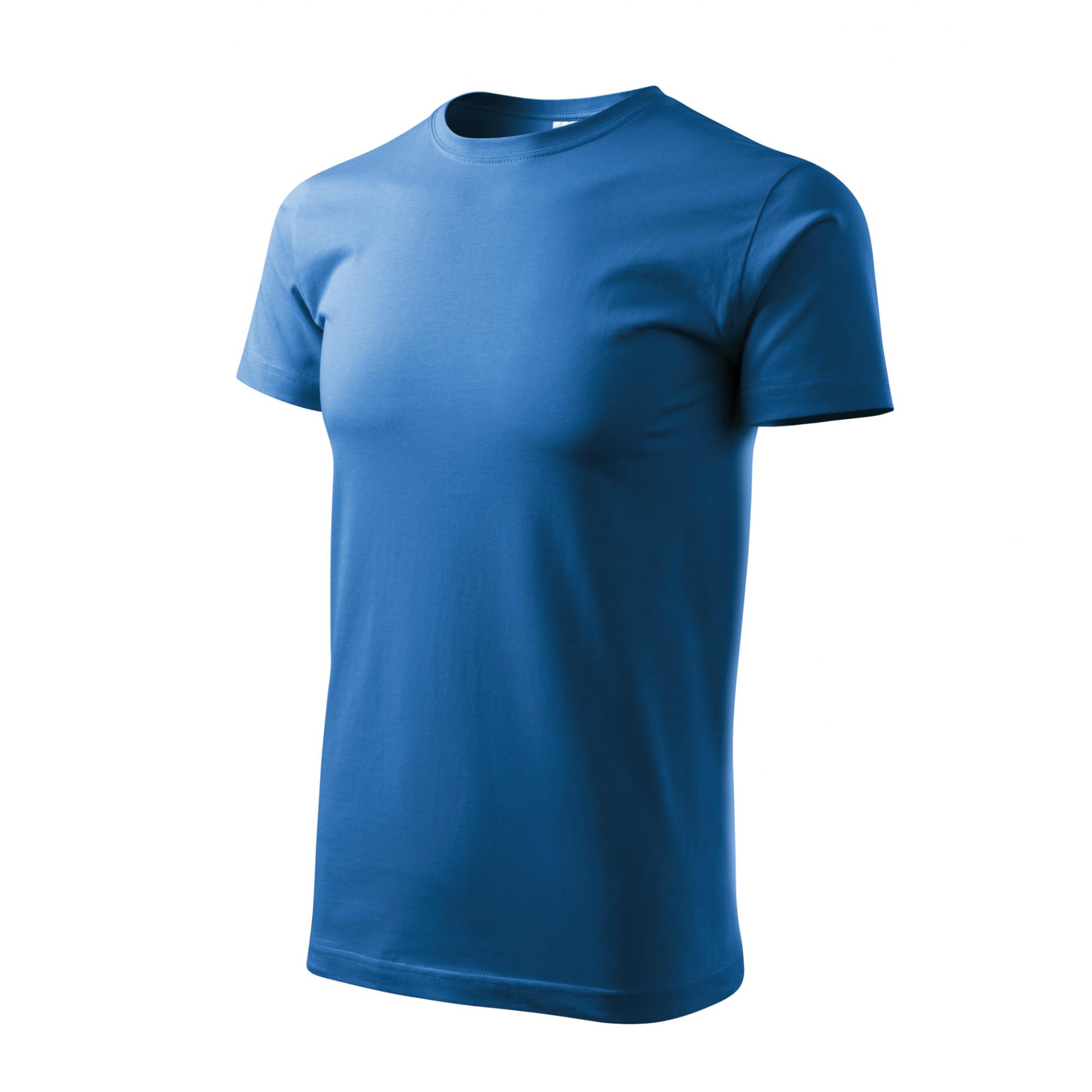 Tricou pentru bărbaţi Basic 129 Albastru azuriu