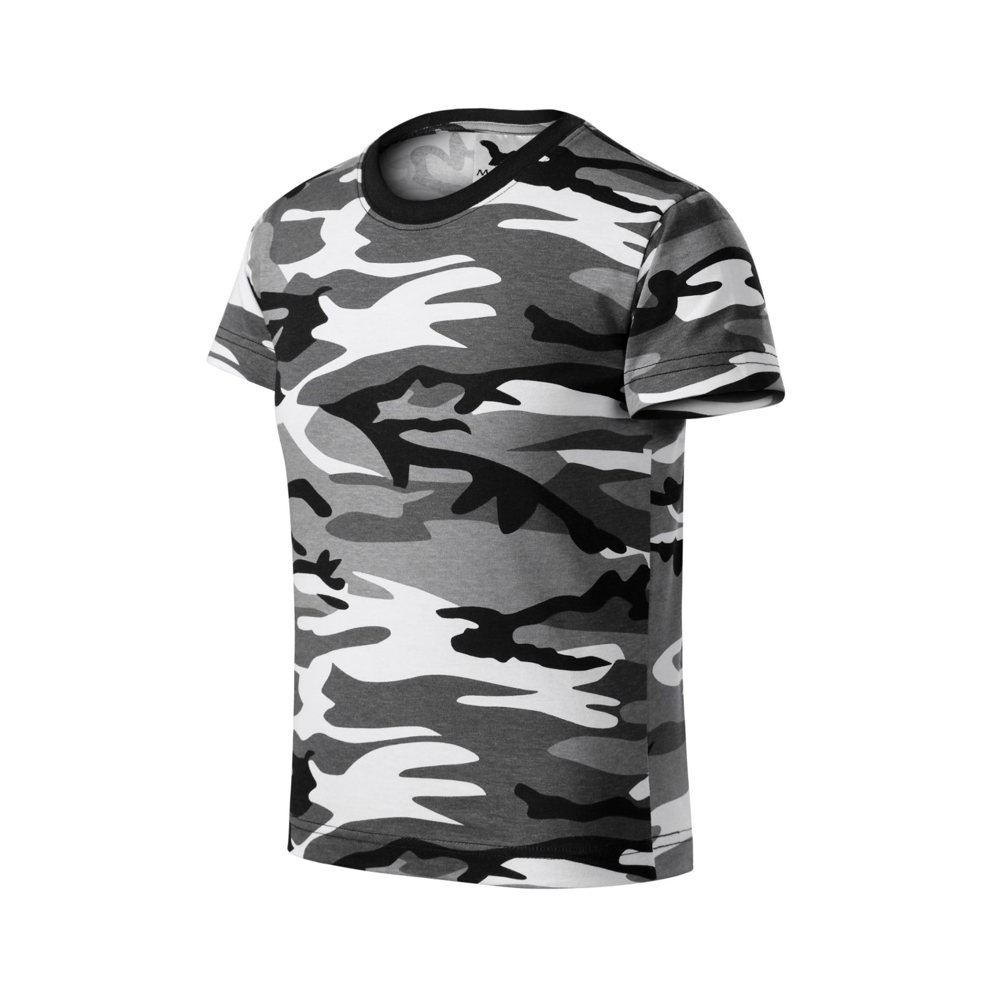 Tricou pentru copii Camouflage 149 Camuflaj gri 12ani