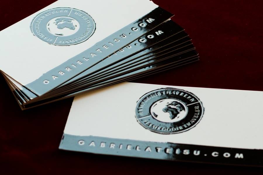 Cărți de vizită în relief