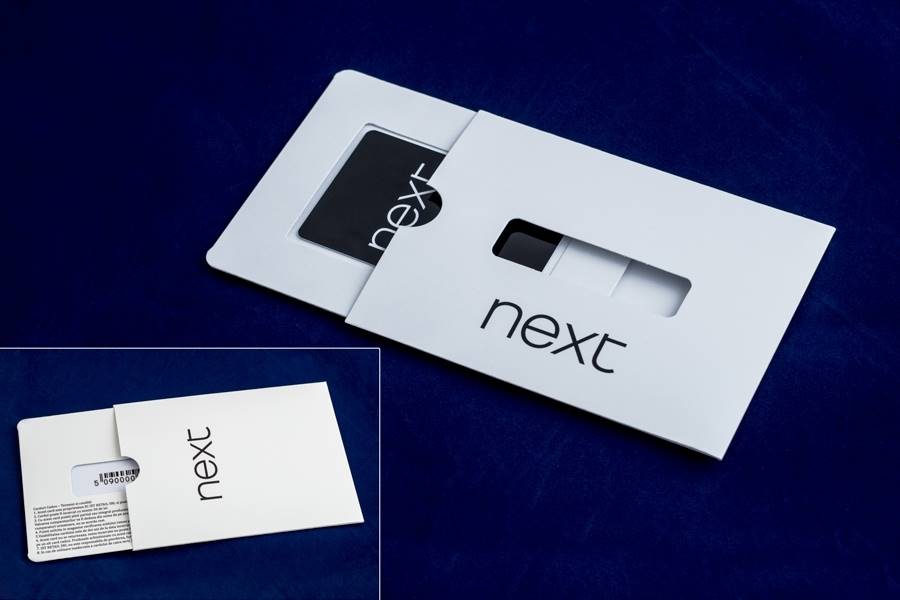 Carduri personalizate Next