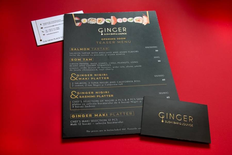Meniu Ginger