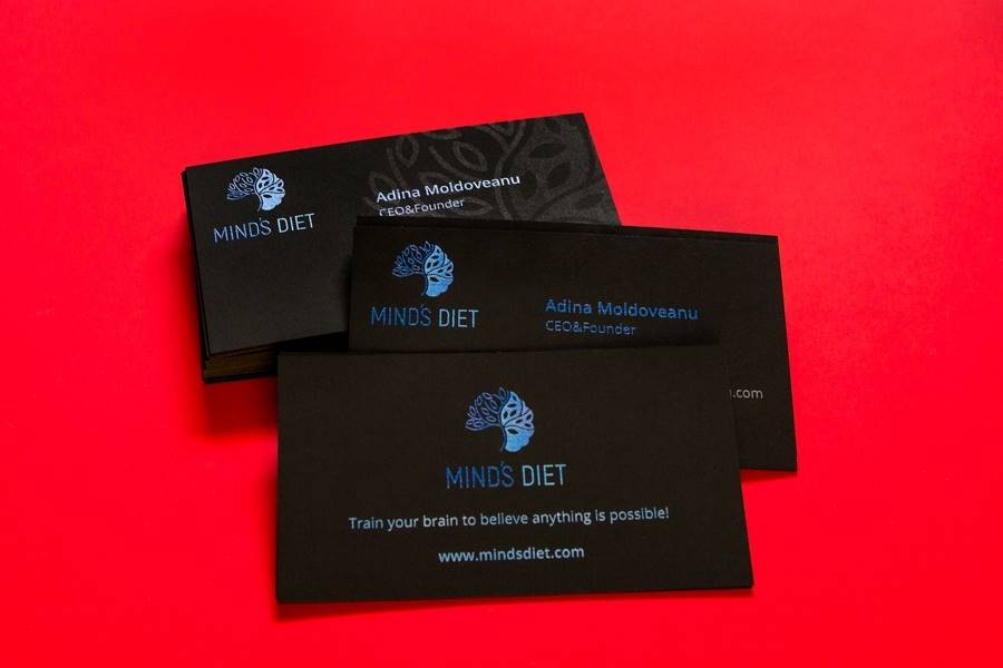 Cărți de vizită Mind's Diet