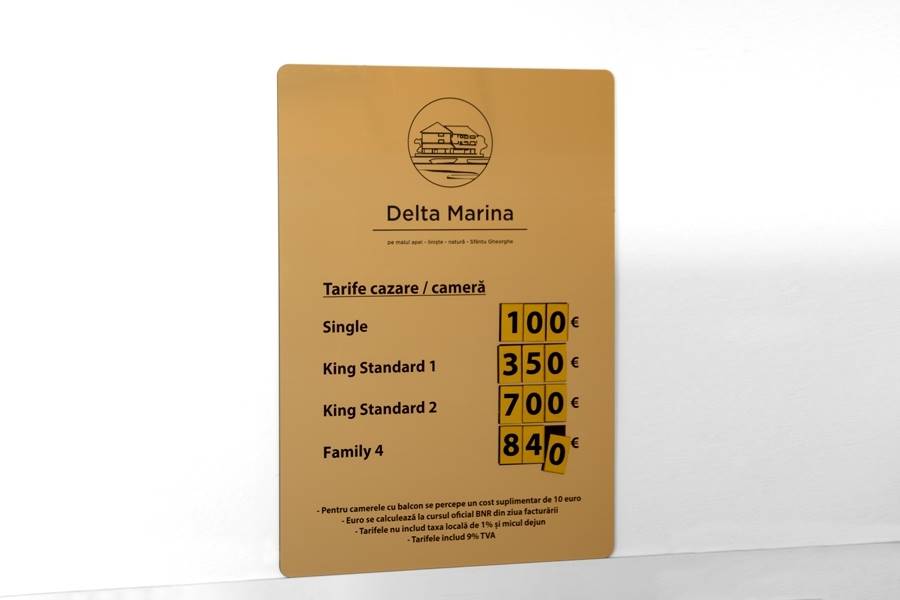 Plăcuță Delta Marina