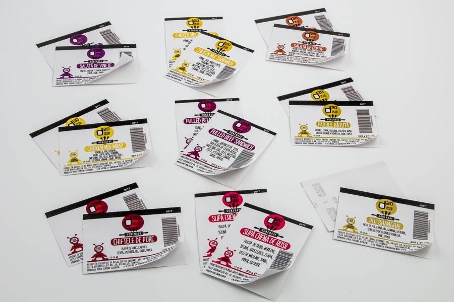 Etichete caserole alimente