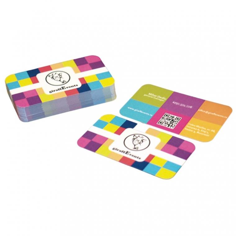 Cărți de vizită plastifiate soft-touch
