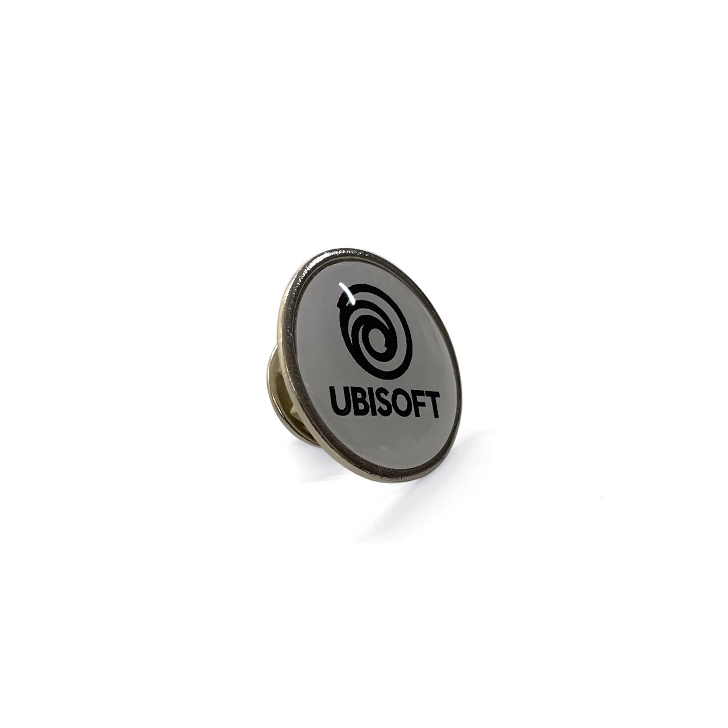 Insigne metalice cu lentilă rășină Argintiu Rotund - Ø 20 mm