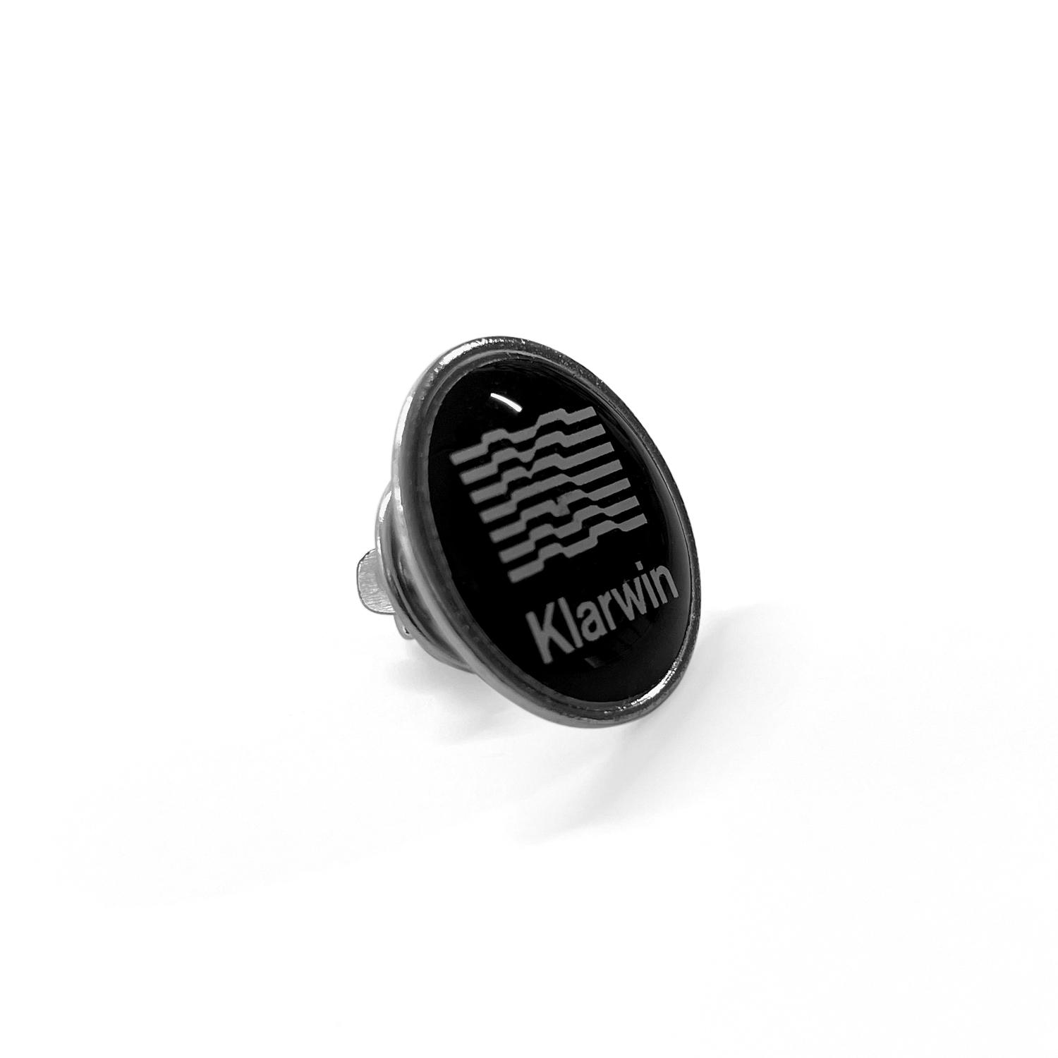 Insigne metalice cu lentilă rășină Argintiu Rotund - Ø 20 mm