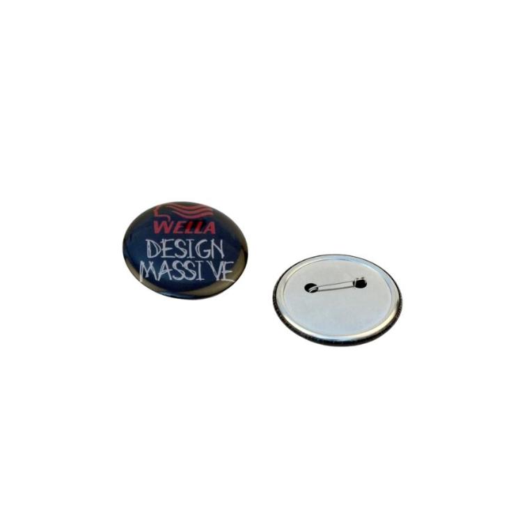 Insigne cu ac - button badge Rotund - Ø 58 mm
