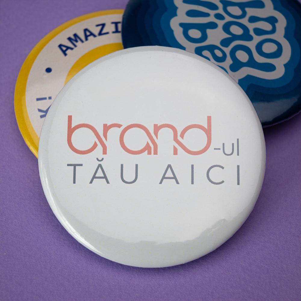 Insigne cu ac - button badge Rotund - Ø 25 mm