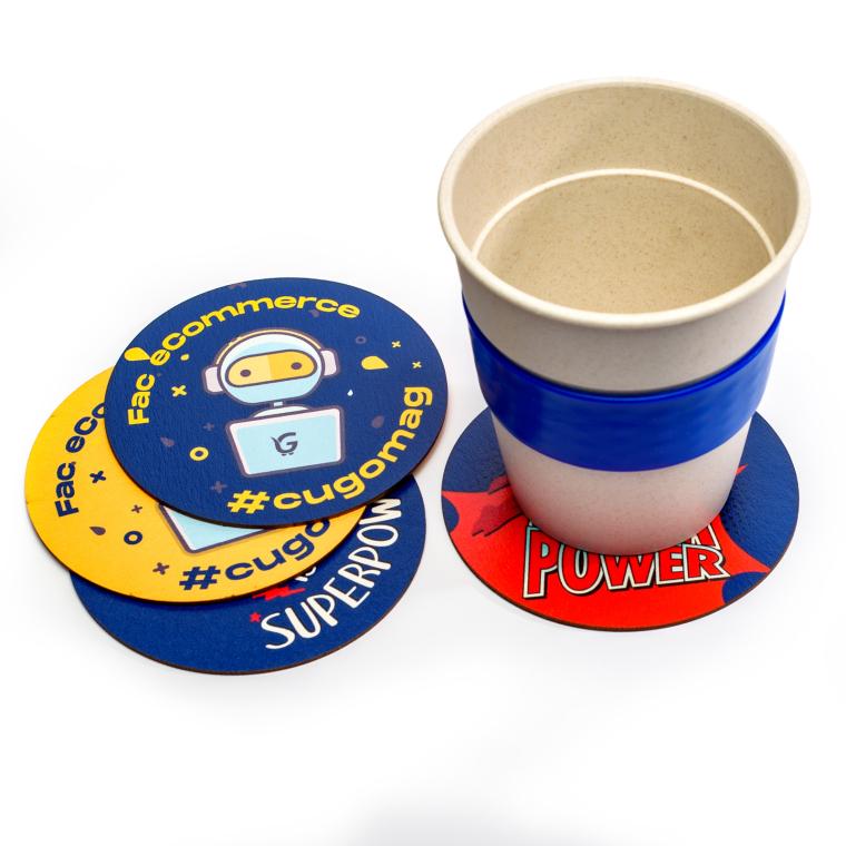 Suporturi din carton absorbant pentru pahare