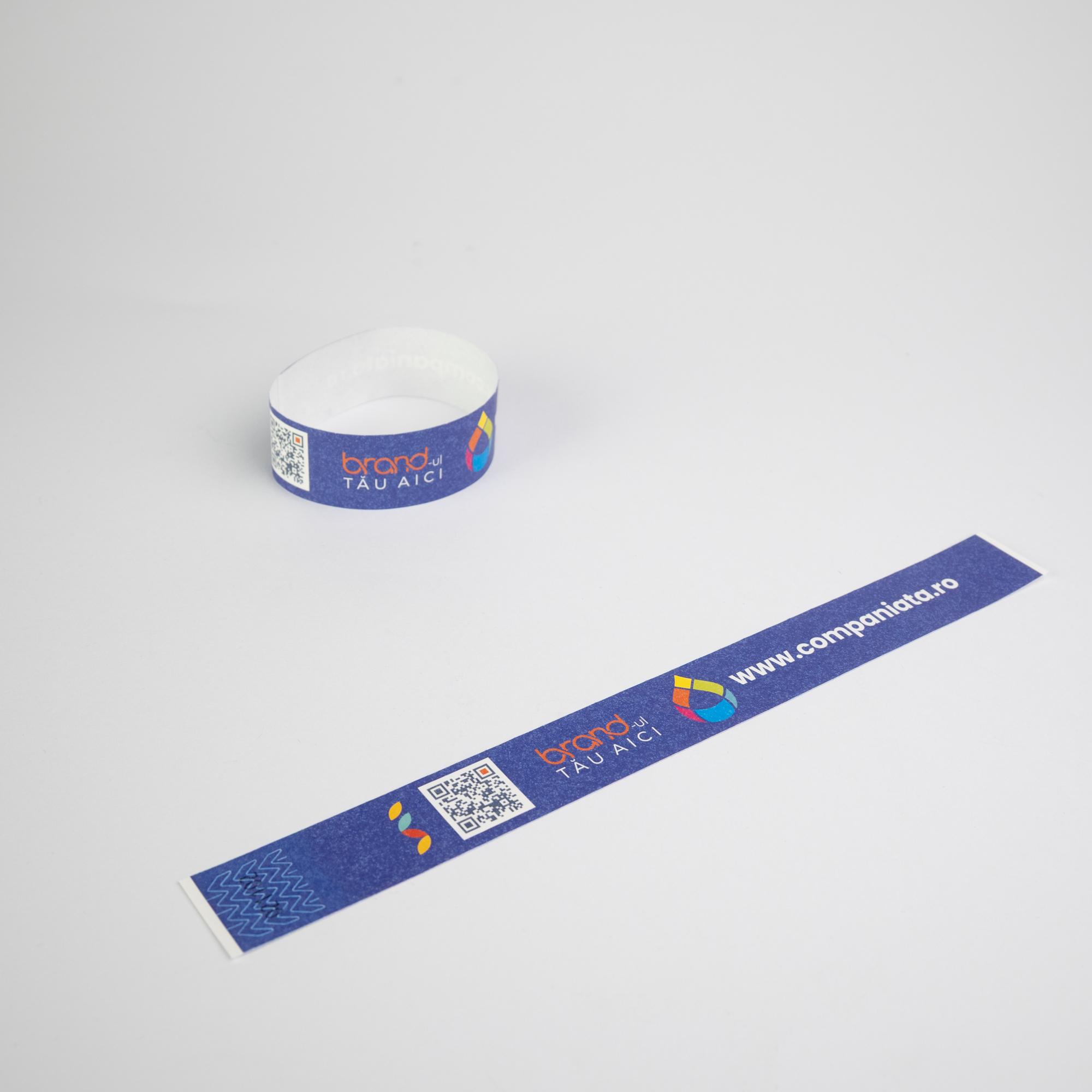 Brățări din hârtie Tyvek® Alb