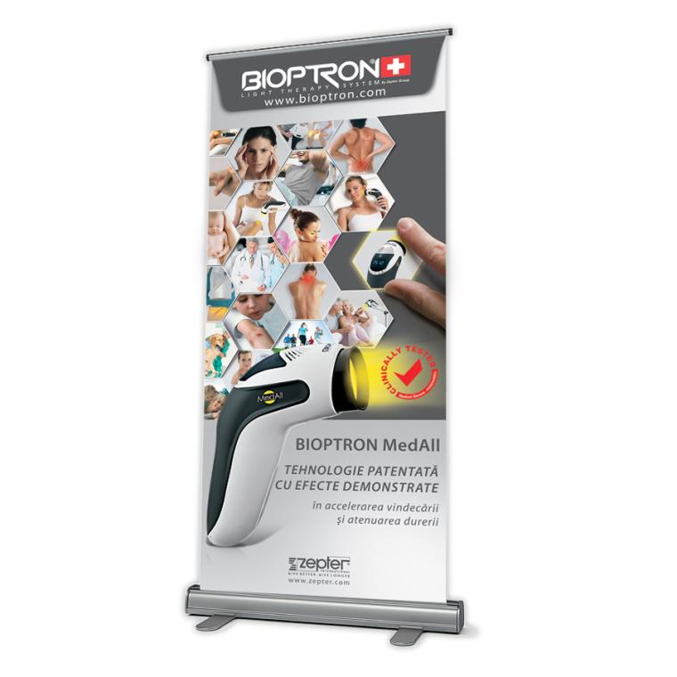 Sistem de expunere tip roll up