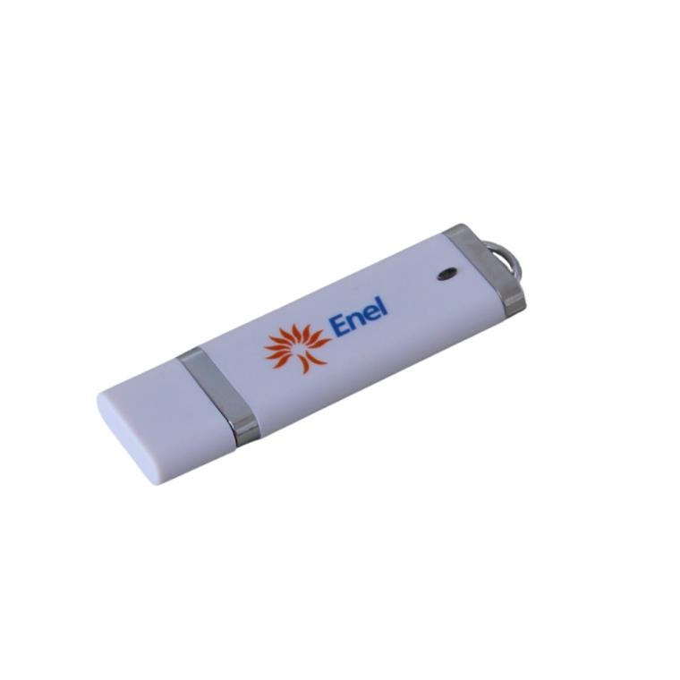 Stickuri USB clasice personalizate Alb 32 GB